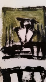 Very coarsely-painted beginning