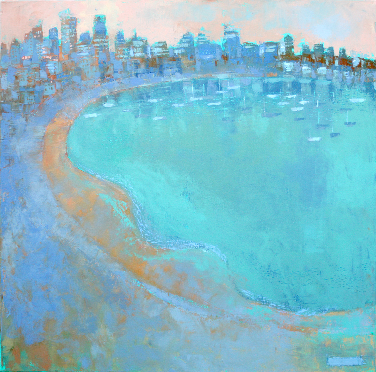 15448 Looking Out acryl canv 30x30 sm